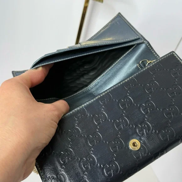 Gucci Leather Wallet on a Chain - Picture 8 of 16